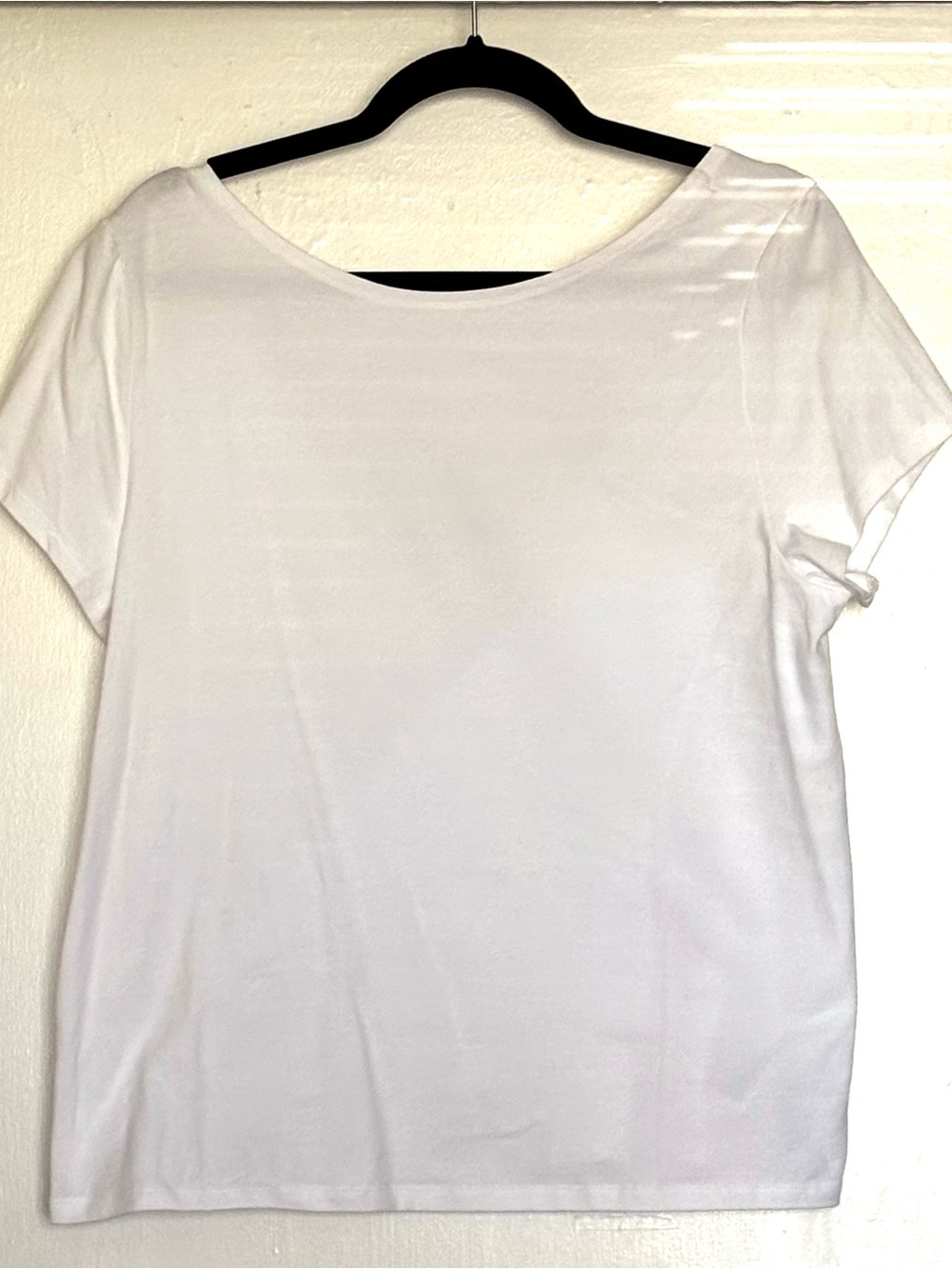 Gap Factory Boatneck Open Back Tee NWT | White Top | Size XL
